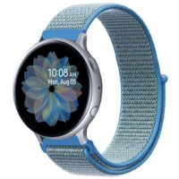 imoshion Bracelet en nylon Samsung Galaxy Watch 4 / 5 / 6 / 7 / FE (20 mm) - Bleu