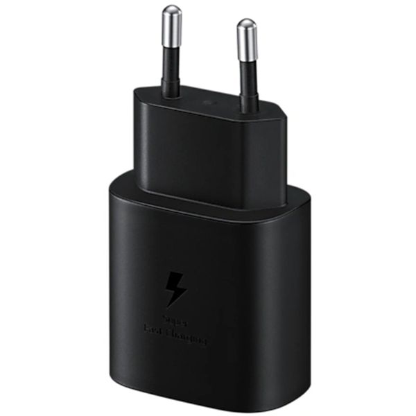 Samsung Original l'Adapteur de charge radpide USB-C emballage d'usine - 25 Watt - Noir