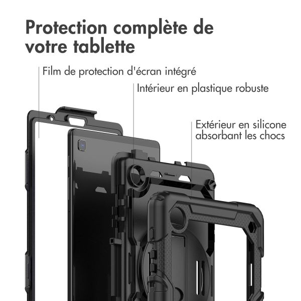 Accezz Coque arrière Defender XT Samsung Galaxy Tab A7 Lite - Noir