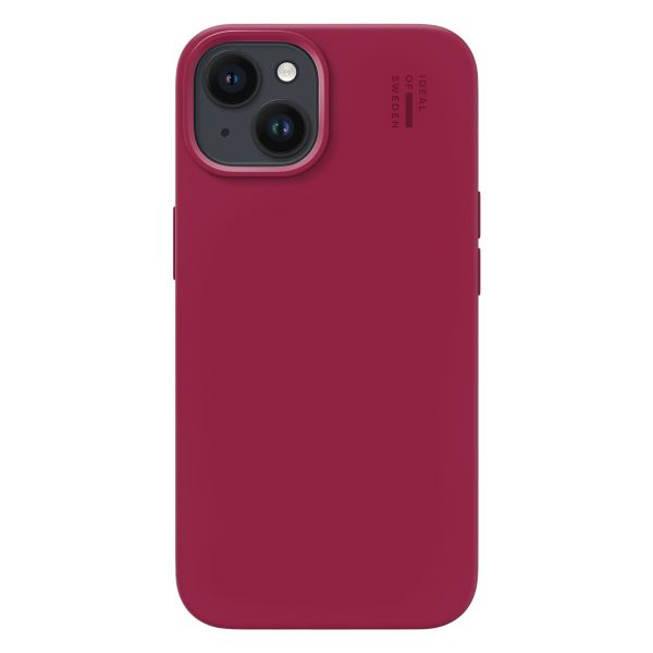 iDeal of Sweden Coque Silicone iPhone 13 / 14 / 15 / SE 4 - Cranberry