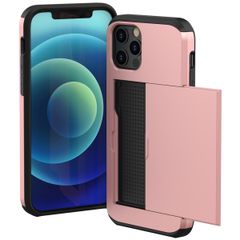 imoshion Coque arrière avec porte-cartes Apple iPhone 12 (Pro) - Rose Doré