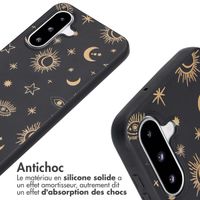 imoshion Coque design en silicone avec cordon Samsung Galaxy A26 - Sky Black