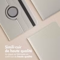 imoshion Coque tablette rotatif à 360° Samsung Galaxy Tab A11 Plus / A9 Plus - Gris
