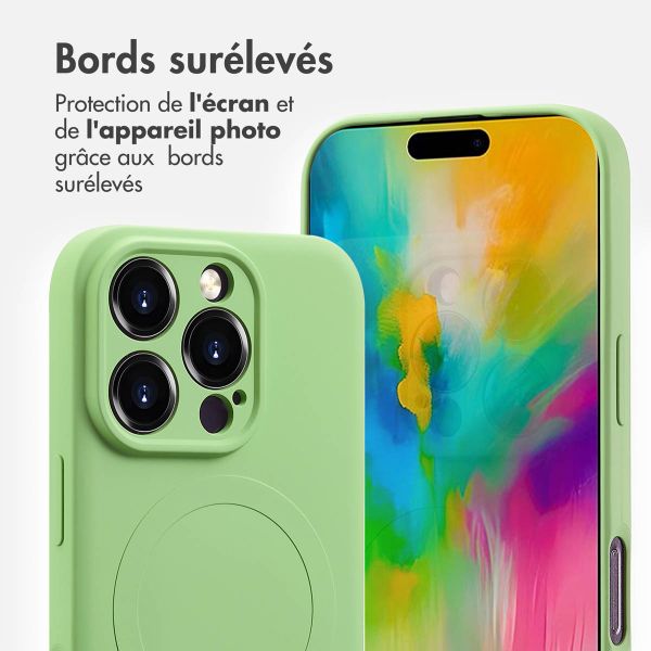 imoshion Coque Couleur avec MagSafe Apple iPhone 16 Pro Max - Vert