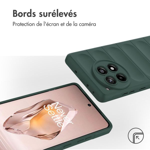 imoshion Coque arrière EasyGrip OnePlus 12R - Vert foncé