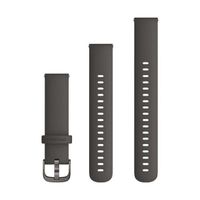Garmin Bracelet silicone  - Connexion Garmin 18 mm - Graphite