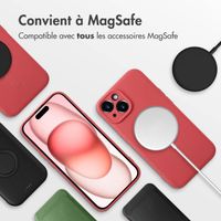 imoshion Coque Couleur avec MagSafe Apple iPhone 15 - Dusty Rose
