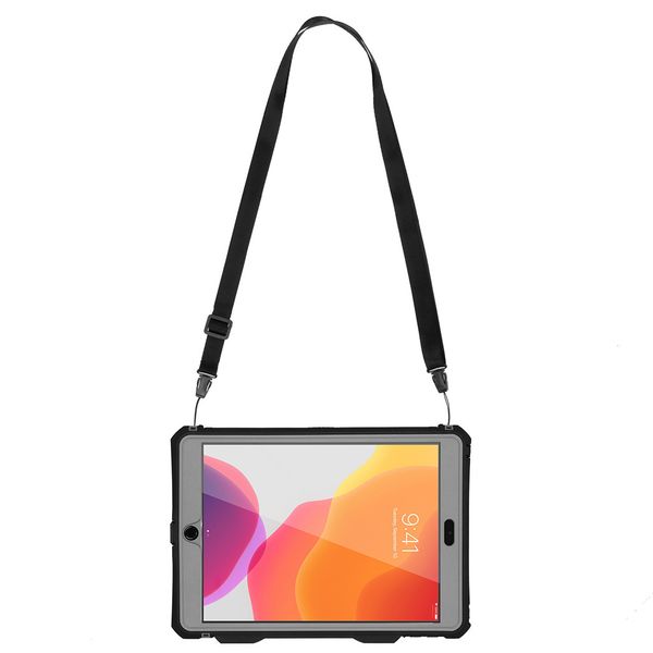 Redpepper Coque tablette étanche Apple iPad 9 (2021) 10.2 pouces / iPad 8 (2020) 10.2 pouces / iPad 7 (2019) 10.2 pouces - Noir