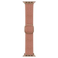 Uniq Bracelet tressé Aspen Apple Watch Series 1 t/m 9 / SE (38/40/41 mm) | Series 10 / 11 (42 mm) - Grapefruit Pink
