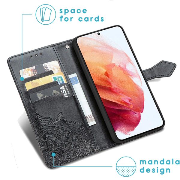 imoshion Etui de télephone Mandala Samsung Galaxy S21 FE - Noir