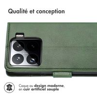 imoshion Étui de téléphone portefeuille Luxe Xiaomi 15 - Vert