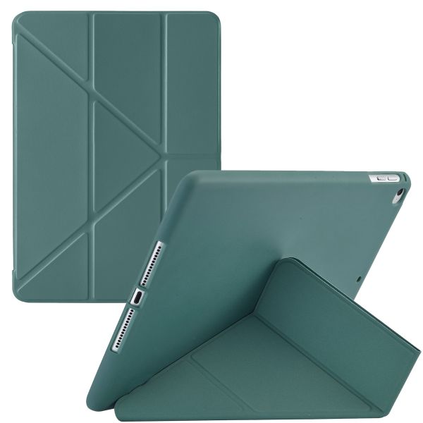 imoshion Coque tablette Origami iPad 6 (2018) / 5 (2017) / Air 2 (2014) / Air 1 (2013) - Vert foncé