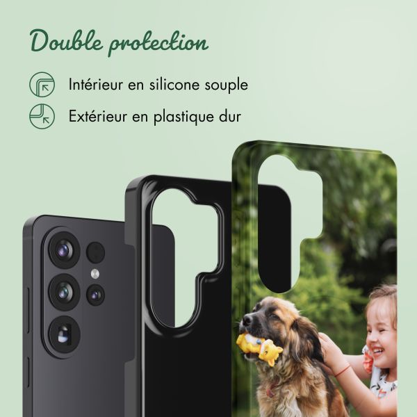 Concevez votre propre coque Tough avec MagSafe Samsung Galaxy S26 Ultra - Blanc