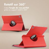 imoshion Coque tablette rotatif à 360° Apple iPad 9 (2021) 10.2 pouces / iPad 8 (2020) 10.2 pouces / iPad 7 (2019) 10.2 pouces - Rouge