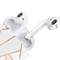 imoshion Coque Hardcover Design AirPods 1 / 2 - White Graphic