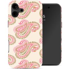 Selencia Coque arrière Vivid Apple iPhone 16 - Paisley Blush