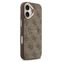 Guess Coque MagSafe Classic avec logo 4G Apple iPhone 17 - Marron