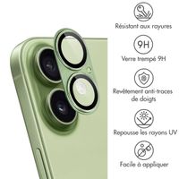 imoshion Protection Caméra en verre trempé 2 Pack Apple Apple iPhone 17 - Sage Green