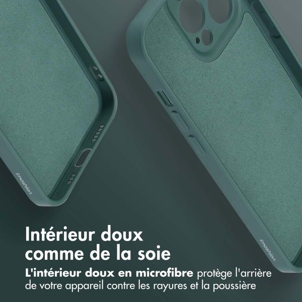 imoshion Coque Couleur avec MagSafe Apple iPhone 13 Pro - Vert foncé