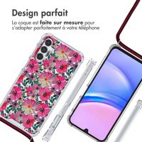 imoshion Coque Design avec cordon Samsung Galaxy A15 (5G/4G) - Flower Water