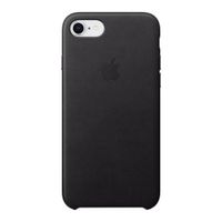 Apple Coque en cuir Apple iPhone SE (2022 / 2020) / 8 / 7 - Noir