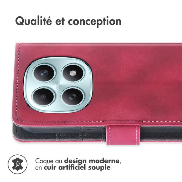imoshion Etui de télephone portefeuille avec cordon Xiaomi Redmi Note 15 (4G) - Rouge
