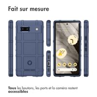 imoshion Coque Rugged Shield Google Pixel 7a - Bleu foncé