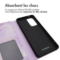 imoshion Étui de télephone portefeuille Design Samsung Galaxy A53 - Purple Marble