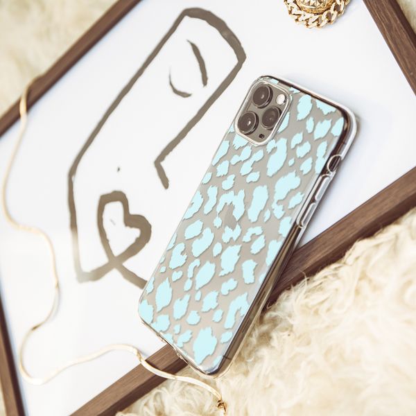 imoshion Coque Design Samsung Galaxy A42 - Léopard - Bleu