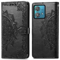 imoshion Etui de téléphone portefeuille Mandala Motorola Moto G84 - Noir