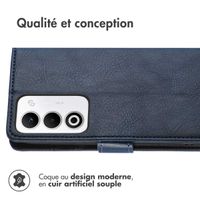 imoshion Étui de télephone portefeuille Oppo A5 5G (2025) - Bleu foncé