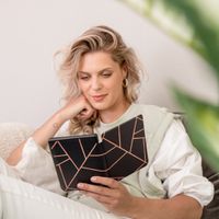 imoshion ﻿Design Slim Hard Sleepcover avec support Tolino Vision 5 - Black Graphic