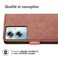 imoshion Étui de télephone portefeuille OnePlus Nord N30 SE - Marron