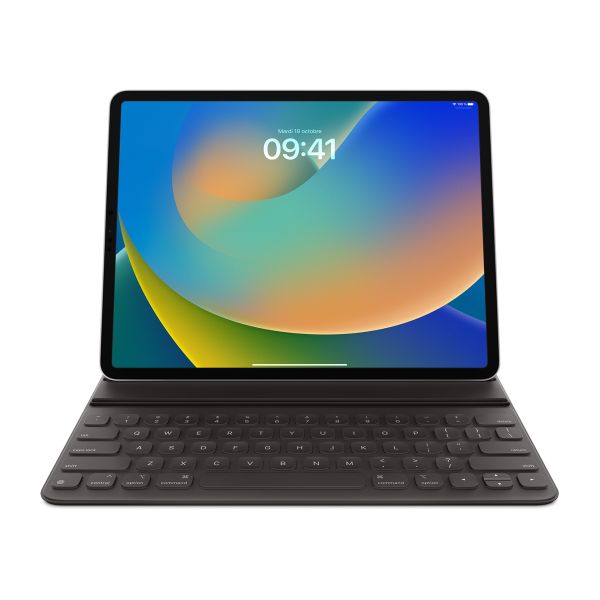 Apple Smart Folio Keyboard Apple iPad Pro 12.9 (2018/2020/2021/2022) / iPad Air 13 inch (2025) M3 / (2024) M2 - AZERTY - Noir