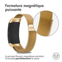 imoshion Bracelet magnétique milanais Samsung Gear Fit 2 / 2 Pro - Dorée