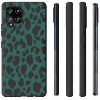 imoshion Coque Design Samsung Galaxy A42 - Léopard - Vert / Noir