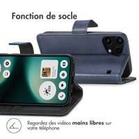 imoshion Étui de télephone portefeuille Nothing Phone (3a) Lite - Bleu foncé