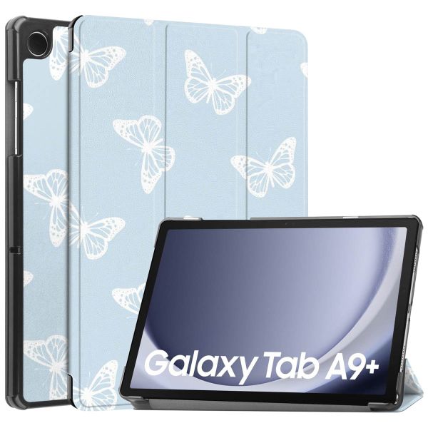 imoshion Coque tablette Design Trifold Samsung Galaxy Tab A9 Plus - Butterfly