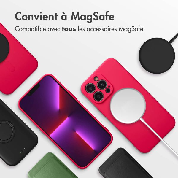 imoshion Coque Couleur avec MagSafe Apple iPhone 13 Pro - Neon Pink