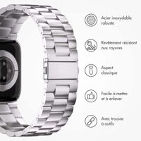 imoshion Bracelet en acier Apple Watch Series 1 á 9 / SE (38/40/41 mm) | Series 10 / 11 (42 mm) - Argent