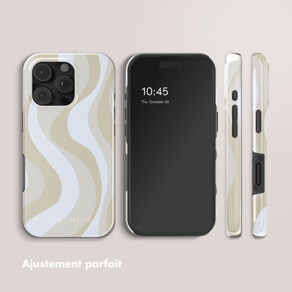 Selencia Coque arrière Vivid avec MagSafe Apple iPhone 16 Pro Max - Desert Waves Beige