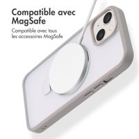 Accezz Coque Ring Stand avec MagSafe iPhone 13 - Grey