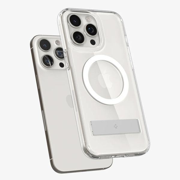 Spigen Coque Ultra Hybrid S MagSafe Apple iPhone 15 Pro - Transparent