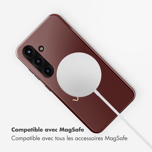 Selencia Coque arrière Vivid avec MagSafe Samsung Galaxy S25 - Delulu
