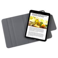 Pipetto Origami No5 Rotating Folio Case Apple iPad Air 11 pouces (2025) M3 / (2024) M2 / Air 5 (2022) / Air 4 (2020) - Noir