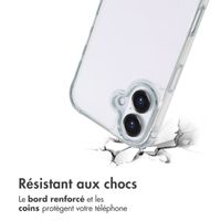 imoshion Coque avec dragonne + bracelet Apple iPhone 16 - Perles Cœurs