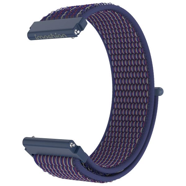 imoshion Bracelet en nylon avec fermeture velcro - Connexion universelle 22 mm - Indigo