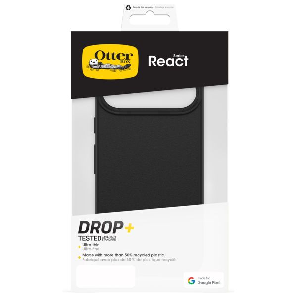 OtterBox Coque arrière React Google Pixel 9 / 9 Pro - Noir