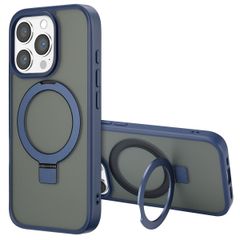 Accezz Coque Ring Stand avec MagSafe Apple iPhone 16 Pro Max - Bleu