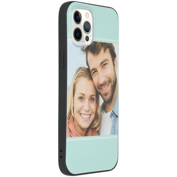 Concevez votre propre coque en gel Apple iPhone 12 Pro Max - Noir